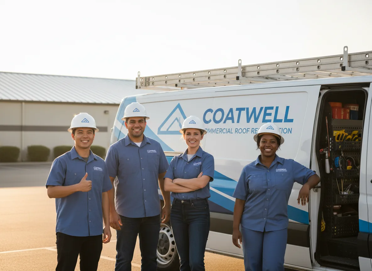 Commercial roof coating company in Churchville, NY
